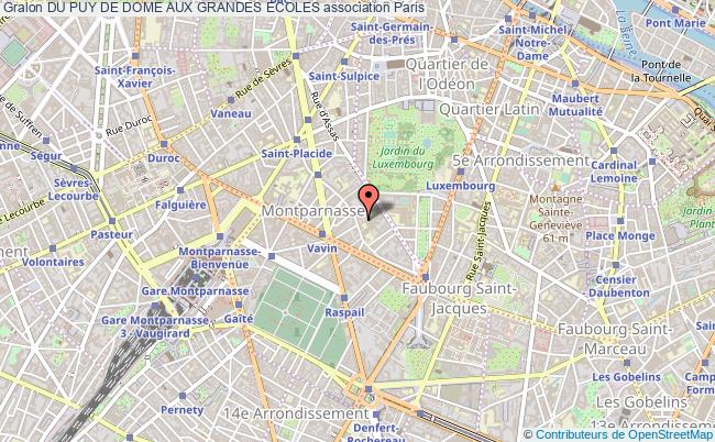 plan association Du Puy De Dome Aux Grandes Ecoles Paris