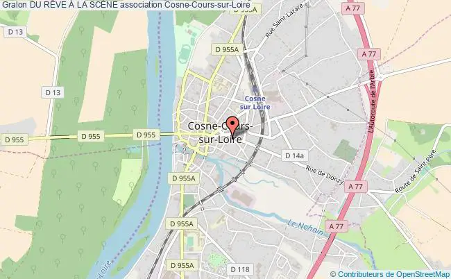 plan association Du RÊve À La ScÈne Cosne-Cours-sur-Loire