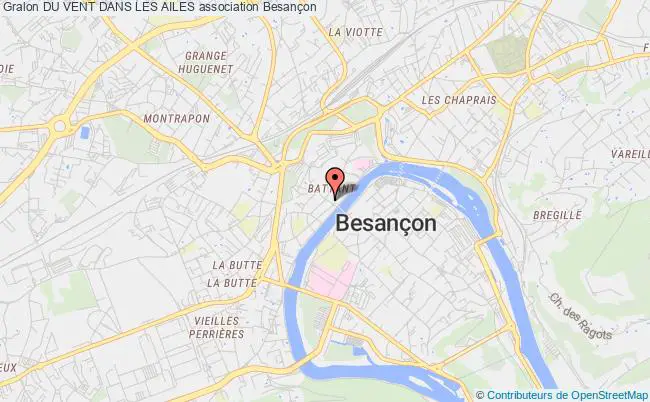 plan association Du Vent Dans Les Ailes Besançon