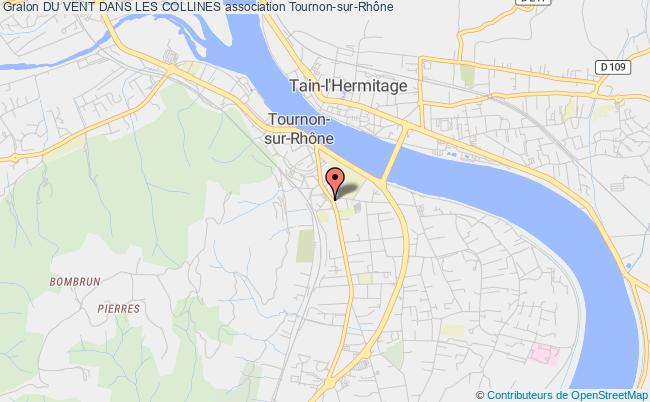 plan association Du Vent Dans Les Collines Tournon-sur-Rhône