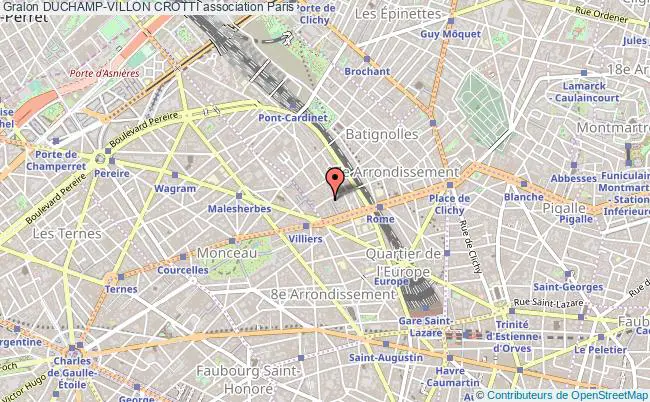plan association Duchamp-villon Crotti Paris