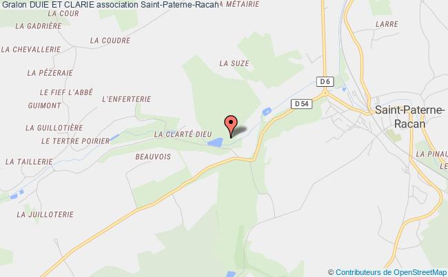 plan association Duie Et Clarie Saint-Paterne-Racan