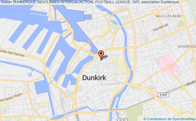 plan association Dunkerque Gentlemen Intergalactical Football League, Gifl Dunkerque