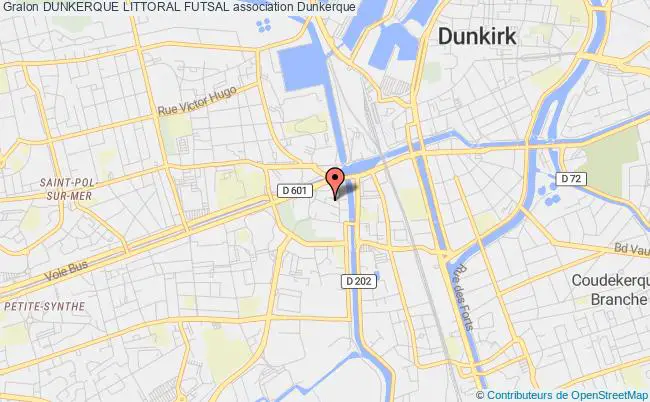 plan association Dunkerque Littoral Futsal Dunkerque