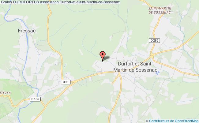 plan association Durofortus Durfort-et-Saint-Martin-de-Sossenac
