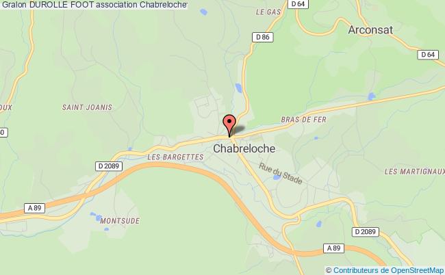 plan association Durolle Foot Chabreloche