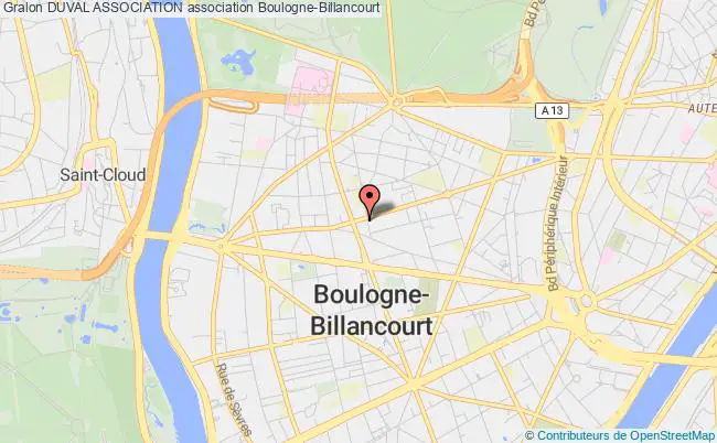 plan association Duval Association Boulogne-Billancourt