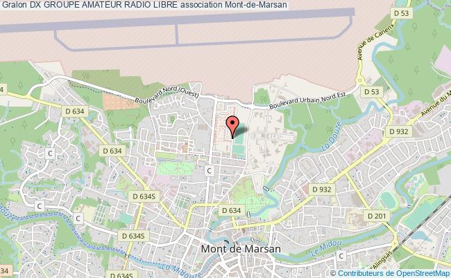 plan association Dx Groupe Amateur Radio Libre Mont-de-Marsan