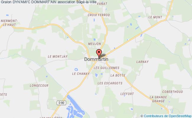 plan association Dyn'ami'c Dommart'ain Bâgé-Dommartin