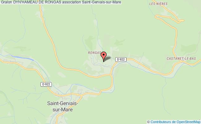 plan association Dyn'hameau De Rongas Saint-Gervais-sur-Mare