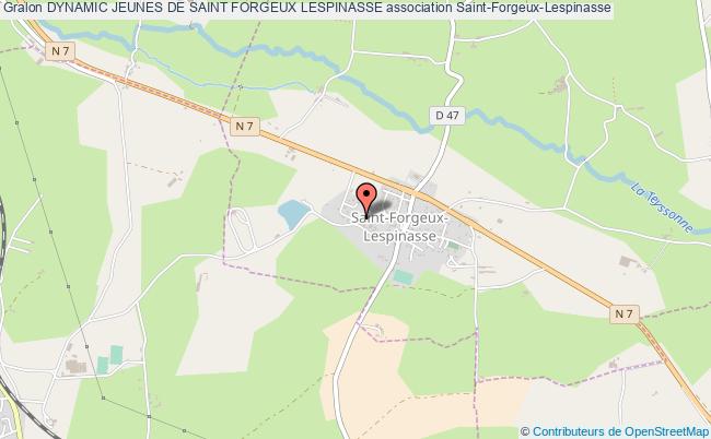 plan association Dynamic Jeunes De Saint Forgeux Lespinasse Saint-Forgeux-Lespinasse