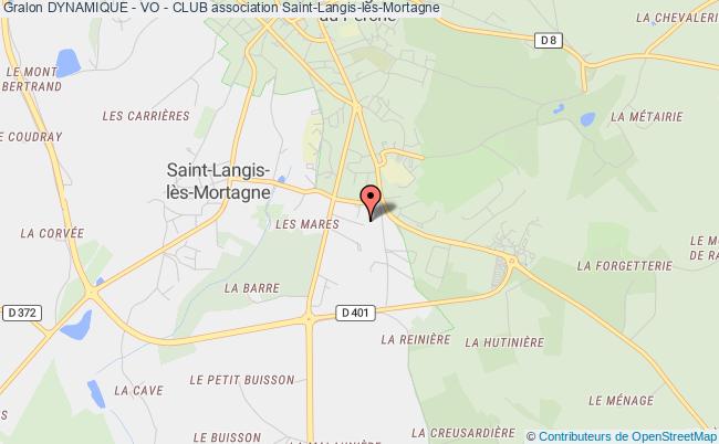 plan association Dynamique - Vo - Club Saint-Langis-lès-Mortagne
