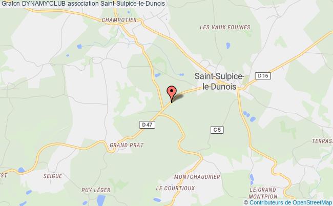 plan association Dynamy'club Saint-Sulpice-le-Dunois