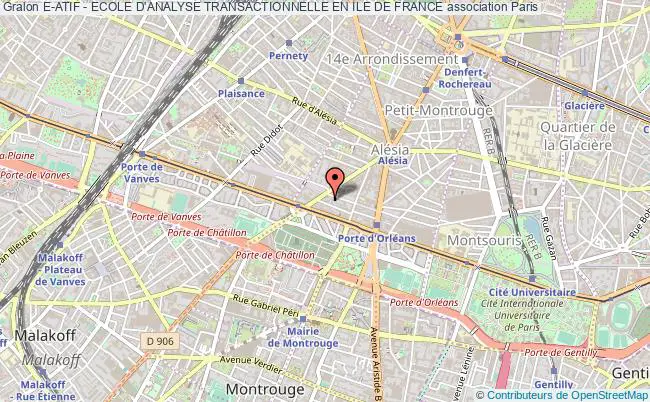plan association E-atif - Ecole D'analyse Transactionnelle En Ile De France Paris
