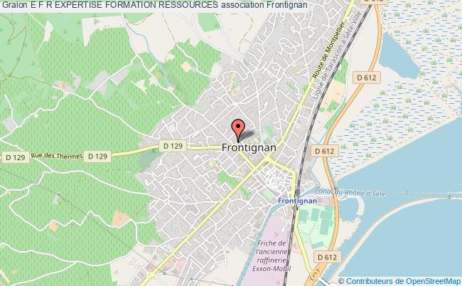 plan association E F R Expertise Formation Ressources Frontignan