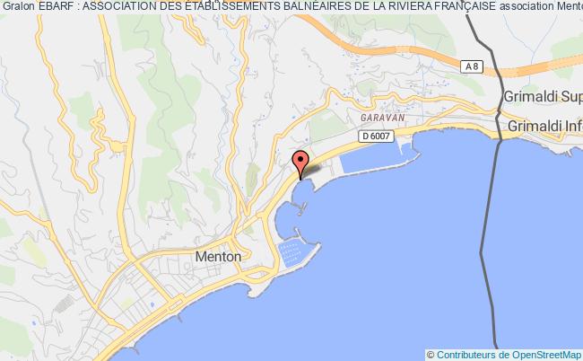 plan association Ebarf : Association Des Établissements BalnÉaires De La Riviera FranÇaise Menton