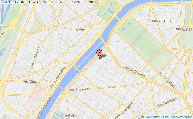 plan association Ece International 2022-2023 Paris
