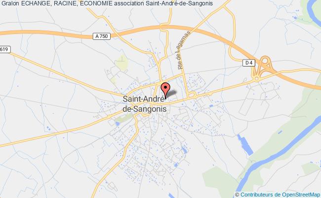 plan association Echange, Racine, Economie Saint-André-de-Sangonis