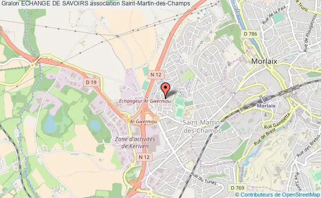 plan association Echange De Savoirs Saint-Martin-des-Champs