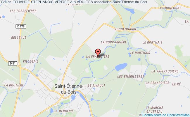 plan association Echange Stephanois Vendee-ain Adultes Saint-Étienne-du-Bois