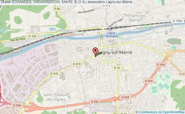 plan association Echanges, Organisation, Sante (e.o.s.) Lagny-sur-Marne