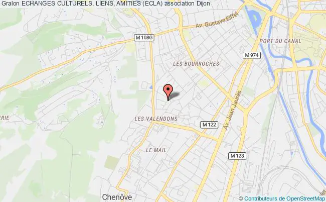 plan association Echanges Culturels, Liens, Amities (ecla) Dijon