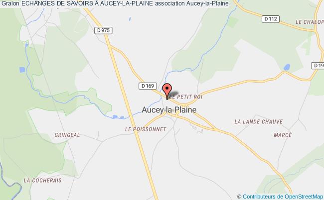 plan association Echanges De Savoirs Â Aucey-la-plaine Aucey-la-Plaine