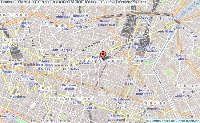 plan association Echanges Et Productions Radiophoniques (epra) Paris