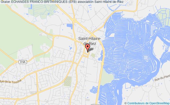 plan association Echanges Franco-britanniques (efb) Saint-Hilaire-de-Riez