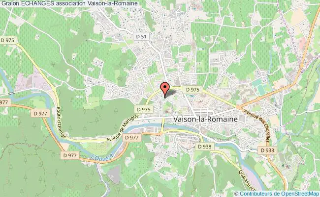 plan association Echanges Vaison-la-Romaine