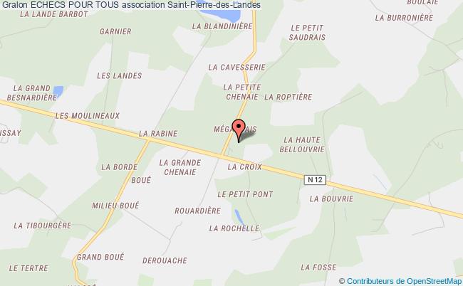 plan association Echecs Pour Tous Saint-Pierre-des-Landes