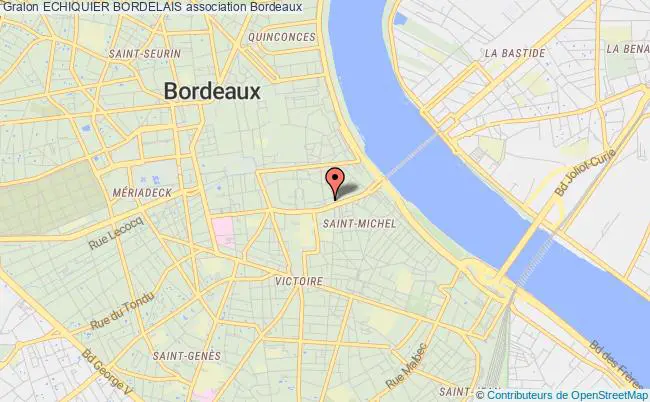 plan association Echiquier Bordelais Bordeaux