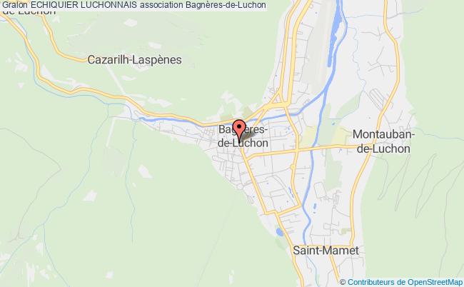 plan association Echiquier Luchonnais Bagnères-de-Luchon