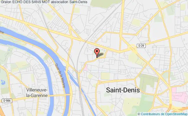 plan association Echo Des Sans Mot Saint-Denis