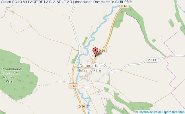 plan association Echo Village De La Blaise (e.v.b.) Dommartin-le-Saint-Père