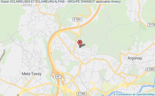 plan association Eclaireuses Et Eclaireurs Alpins - Groupe D'annecy Annecy