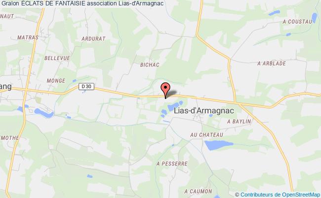 plan association Éclats De Fantaisie Lias-d'Armagnac