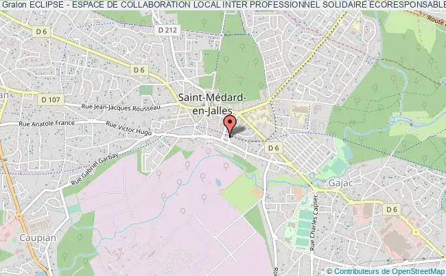 plan association Eclipse - Espace De Collaboration Local Inter Professionnel Solidaire Écoresponsable Saint-Médard-en-Jalles