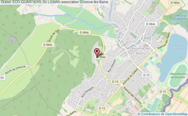 plan association Eco-quartiers Du Leman Divonne-les-Bains