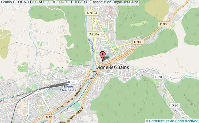 plan association Ecobati Des Alpes De Haute Provence Digne-les-Bains