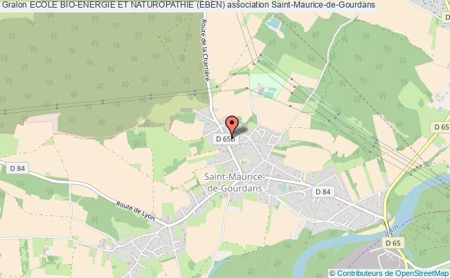 plan association Ecole Bio-energie Et Naturopathie (eben) Saint-Maurice-de-Gourdans