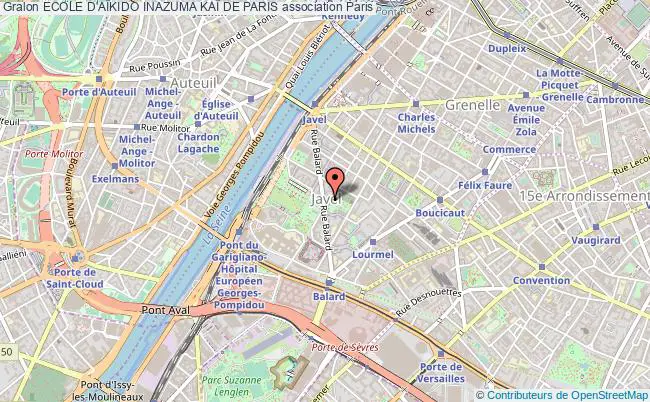 plan association Ecole D'aÏkido Inazuma KaÏ De Paris Paris