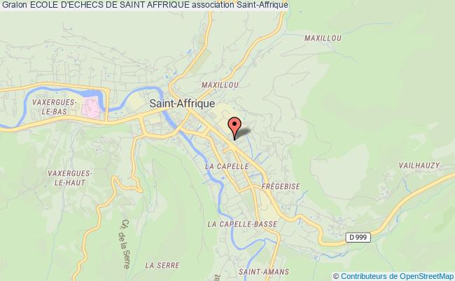 plan association Ecole D'echecs De Saint Affrique Saint-Affrique