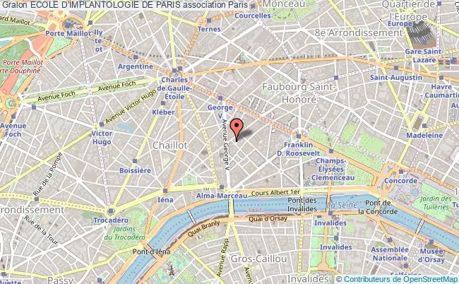 plan association Ecole D'implantologie De Paris Paris