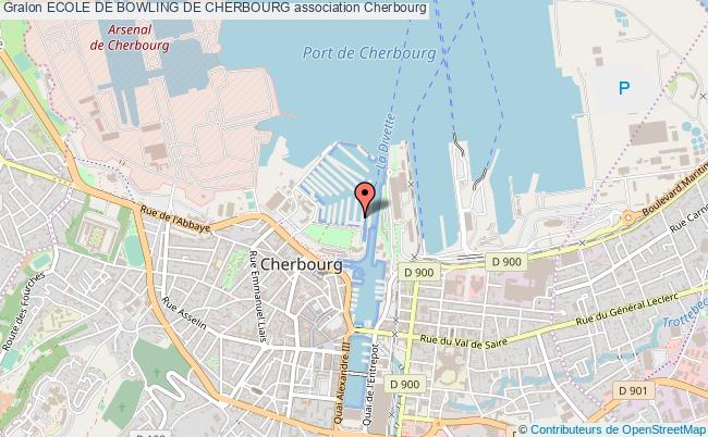 plan association Ecole De Bowling De Cherbourg Cherbourg-Octeville