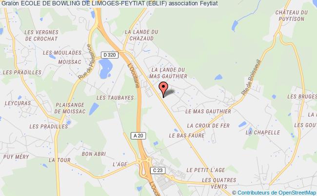 plan association Ecole De Bowling De Limoges-feytiat (eblif) Feytiat