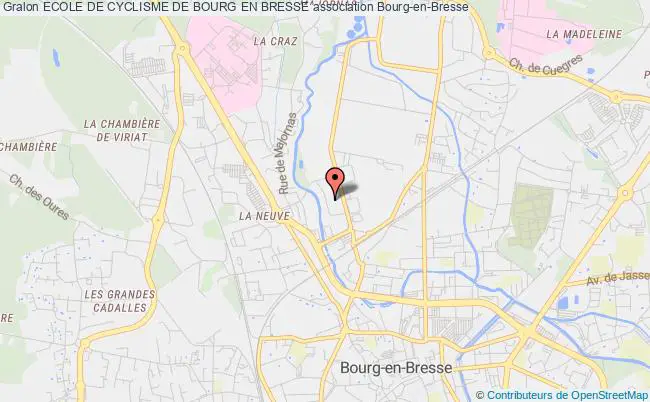 plan association Ecole De Cyclisme De Bourg En Bresse Bourg-en-Bresse