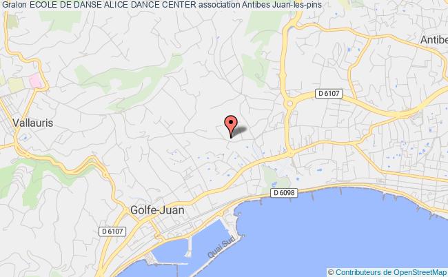 plan association Ecole De Danse Alice Dance Center Antibes