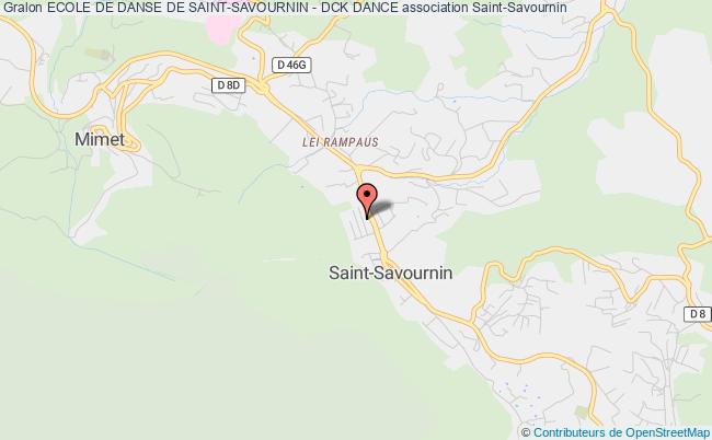 plan association Ecole De Danse De Saint-savournin - Dck Dance Saint-Savournin