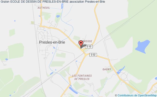 plan association Ecole De Dessin De Presles-en-brie Presles-en-Brie
